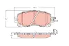 Колодки тормозные, комплект TRW GDB2216 (фото 1)