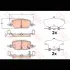 Колодки тормозные, комплект TRW GDB2217 (фото 1)