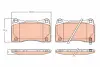 Колодки тормозные, комплект TRW GDB2237 (фото 1)