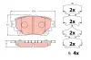 Колодки тормозные, комплект TRW GDB2343 (фото 1)