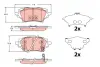 Колодки тормозные, комплект TRW GDB2344 (фото 1)