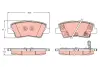 Колодки тормозные, комплект TRW GDB2353 (фото 1)