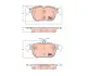 Колодки тормозные, комплект TRW GDB2373 (фото 1)