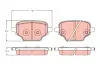 Колодки тормозные, комплект TRW GDB2410 (фото 1)
