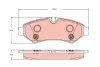 Колодки тормозные, комплект TRW GDB2422 (фото 1)