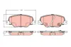Колодки тормозные, комплект TRW GDB2424 (фото 1)