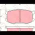 Колодки тормозные, комплект TRW GDB252 (фото 1)