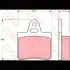 Колодки тормозные, комплект TRW GDB263 (фото 1)