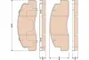 Колодки тормозные, комплект TRW GDB3027 (фото 1)