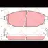 Колодки тормозные, комплект TRW GDB3232 (фото 2)