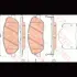 Колодки тормозные, комплект TRW GDB3483 (фото 1)