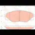 Колодки тормозные, комплект TRW GDB3532 (фото 1)