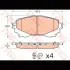 Колодки тормозные, комплект TRW GDB3580 (фото 2)