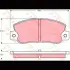 Колодки тормозные, комплект TRW GDB360 (фото 1)
