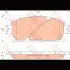 Колодки тормозные, комплект TRW GDB3610 (фото 2)