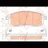 Колодки тормозные, комплект TRW GDB3616 (фото 1)