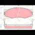 Колодки тормозные, комплект TRW GDB367 (фото 1)