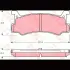 Колодки тормозные, комплект TRW GDB375 (фото 1)