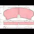 Колодки тормозные, комплект TRW GDB397 (фото 1)