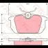 Колодки тормозные, комплект TRW GDB466 (фото 1)