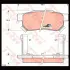 Колодки тормозные, комплект TRW GDB499 (фото 2)