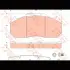 Колодки тормозные, комплект TRW GDB5086 (фото 2)