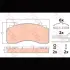 Колодки тормозные, комплект TRW GDB5114 (фото 2)