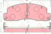 Колодки тормозные, комплект TRW GDB7048 (фото 1)