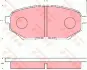 Колодки тормозные, комплект TRW GDB7108 (фото 1)