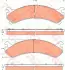 Колодки тормозные, комплект TRW GDB7667 (фото 1)