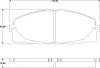 Колодки тормозные, комплект TRW GDB7693 (фото 1)