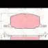 Колодки тормозные, комплект TRW GDB798 (фото 1)
