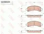 Колодки тормозные, комплект TRW GDB8004 (фото 1)