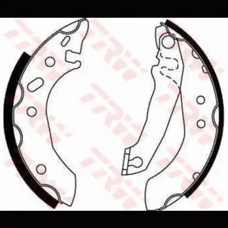 Колодки тормозные, комплект TRW GS6253