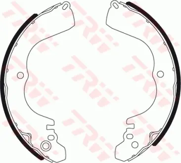 Колодки тормозные, комплект TRW GS7356