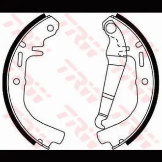 Колодки тормозные, комплект TRW GS8078