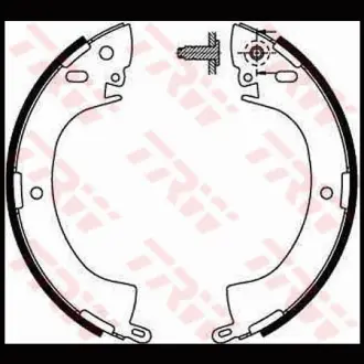 Колодки тормозные, комплект TRW GS8185