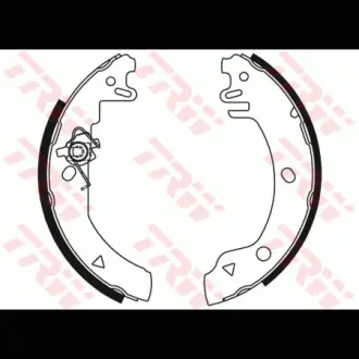 Колодки тормозные, комплект TRW GS8280