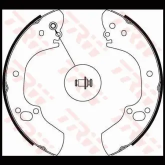 Колодки тормозные, комплект TRW GS8462