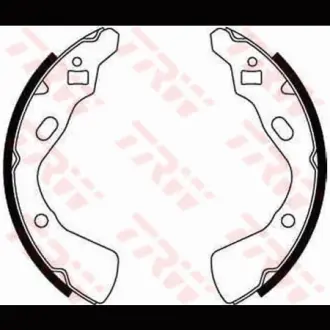 Колодки тормозные, комплект TRW GS8519