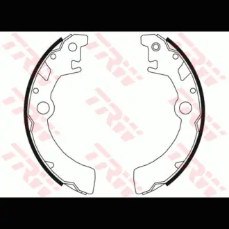Колодки тормозные, комплект TRW GS8651