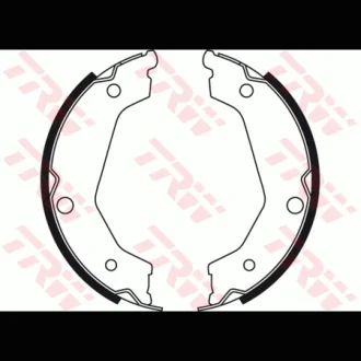 Гальмівна колодка KIA SORENTO I 2.4/2.5D/3.5 08.02-12.11 TRW GS8722