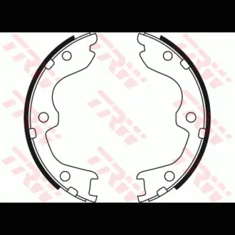 Гальмівні колодки барабанні INFINITI/NISSAN EX/M/QX50/Altima/Teana "01>> TRW GS8730
