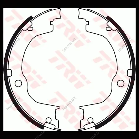 гальмівна колодка CHEVROLET CAPTIVA, EQUINOX OPEL ANTARA A PONTIAC TORRENT 2.0D-3.4 04.03- TRW GS8749 - фото 1