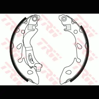Колодки тормозные, комплект TRW GS8796