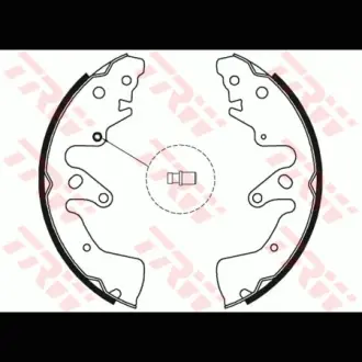 Колодки тормозные, комплект TRW GS8801