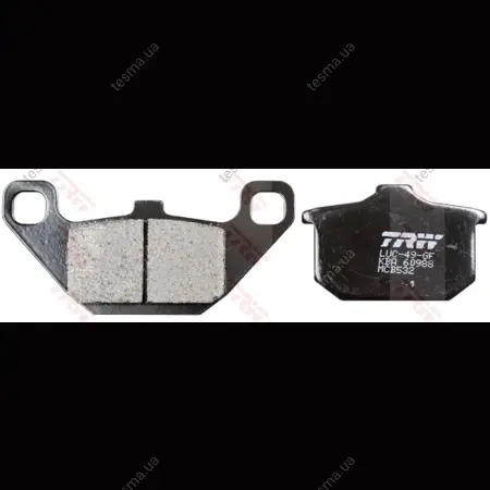 Колодки тормозные, комплект TRW MCB532 (фото 1)