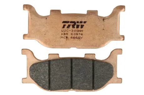 Колодки гальмівні, комплект TRW MCB666SV