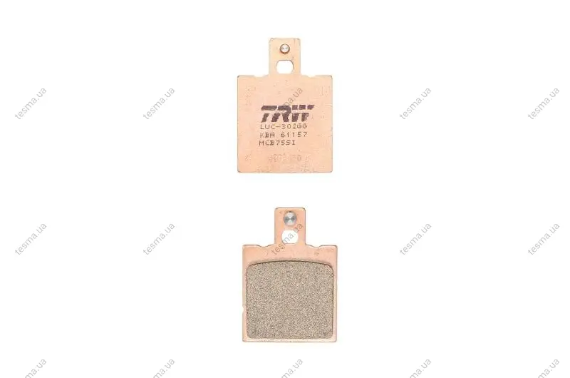 Колодки тормозные, комплект TRW MCB75 (фото 1)