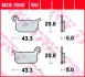 Колодки тормозные, комплект TRW MCB750SI (фото 2)